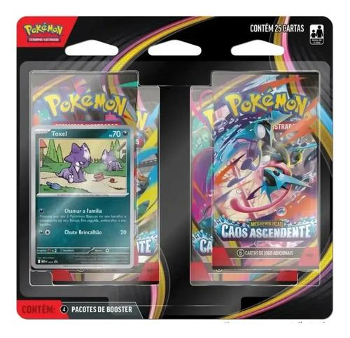 Blister Quadruplo Pokémon Megaevolução Caos Ascendente