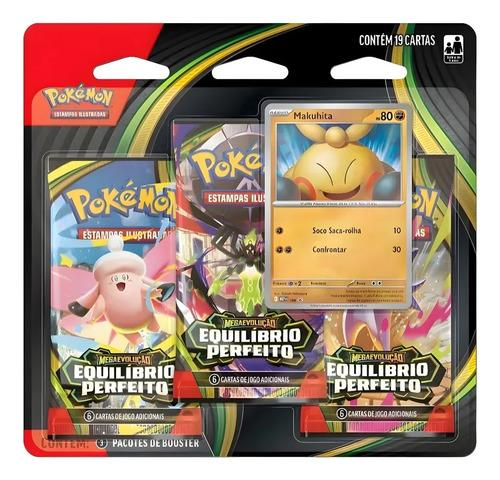 Pokemon Blister Triplo Me03 Equilíbrio Perfeito Tcg Copag
